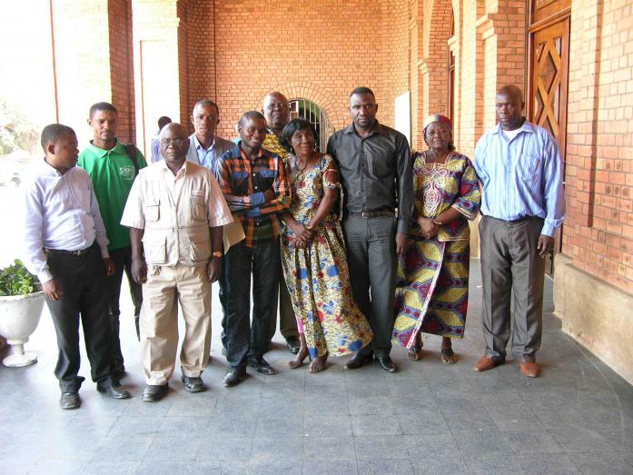 Kilwa victims' supporters, October 2013