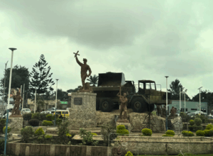 DRC 2025 Mine Worker Statue Kolwezi Living Wage 2025